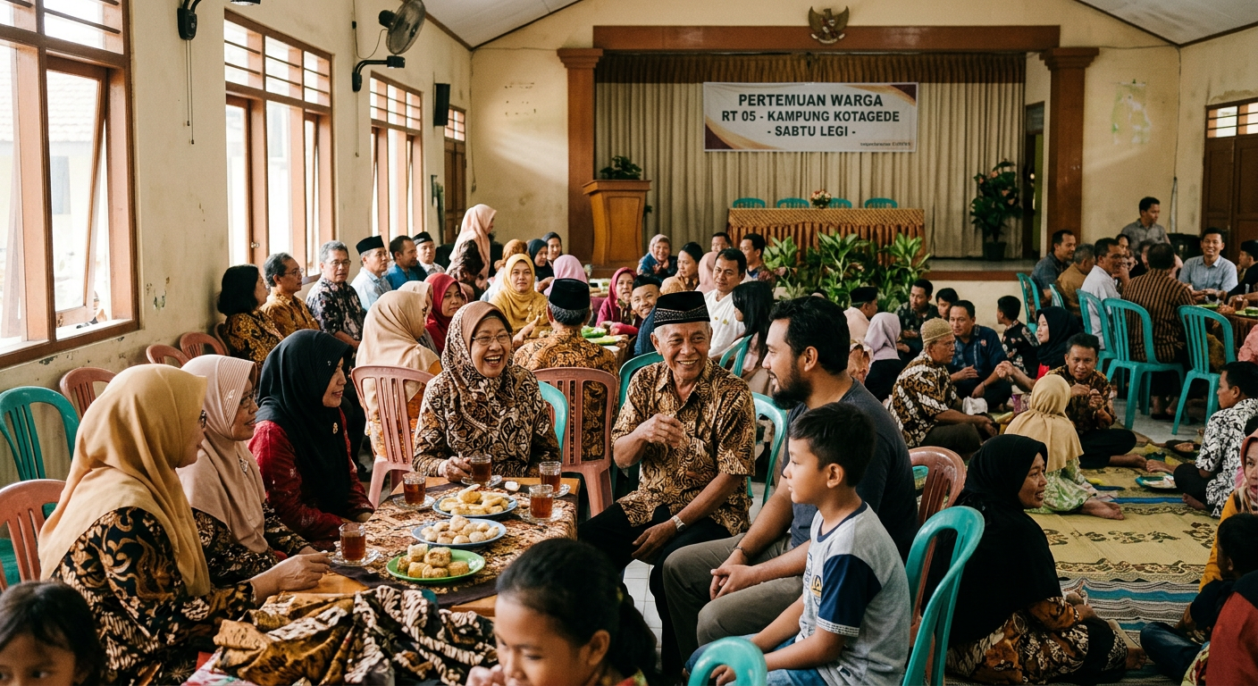 Pertemuan komunitas LIVESGP 3D - masyarakat Indonesia berkumpul bersama